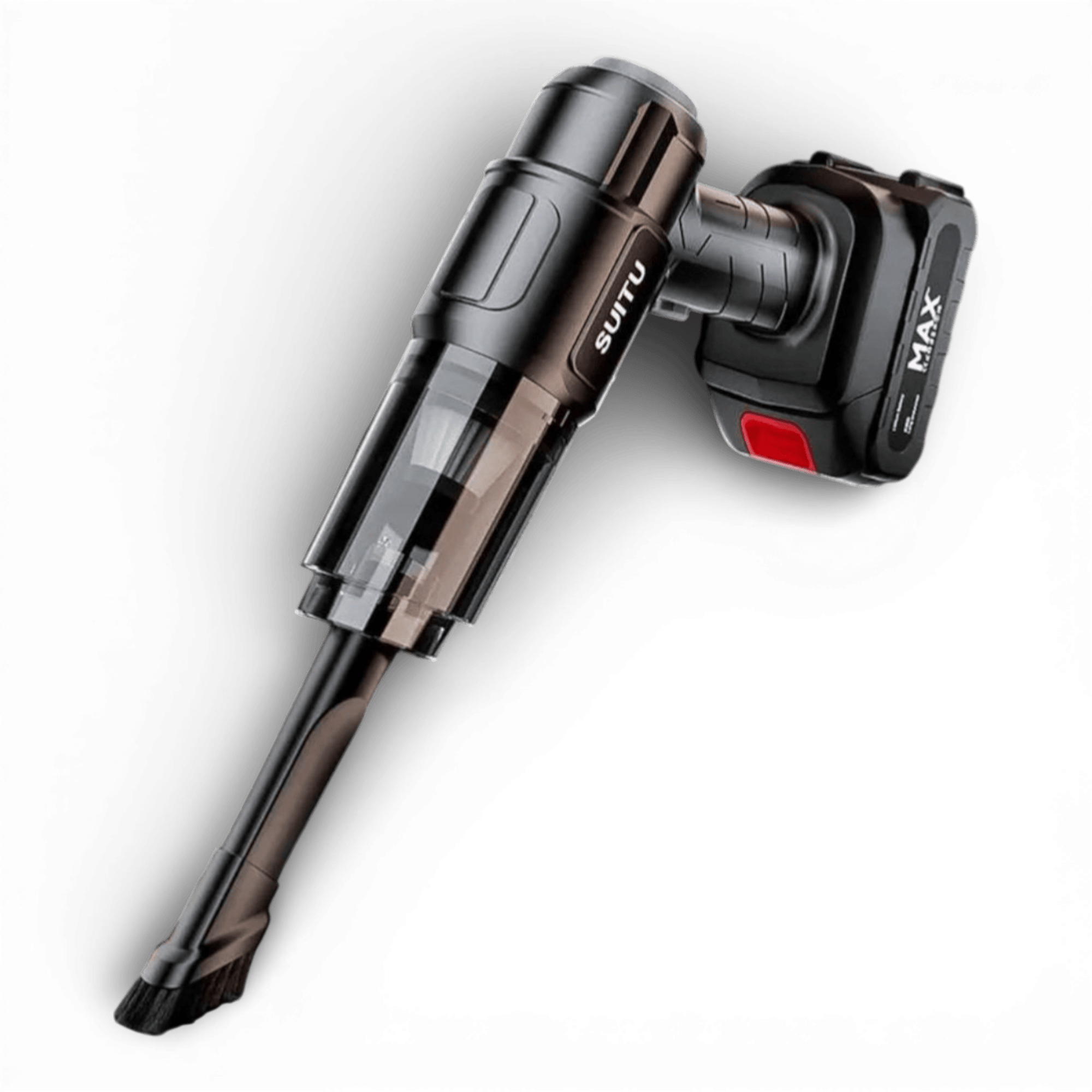 Aspirator si Suflanta de Aer Portabila 4-in-1 pentru masina, casa, birou si animale de companie, cu baterie detasabila si reincarcabila