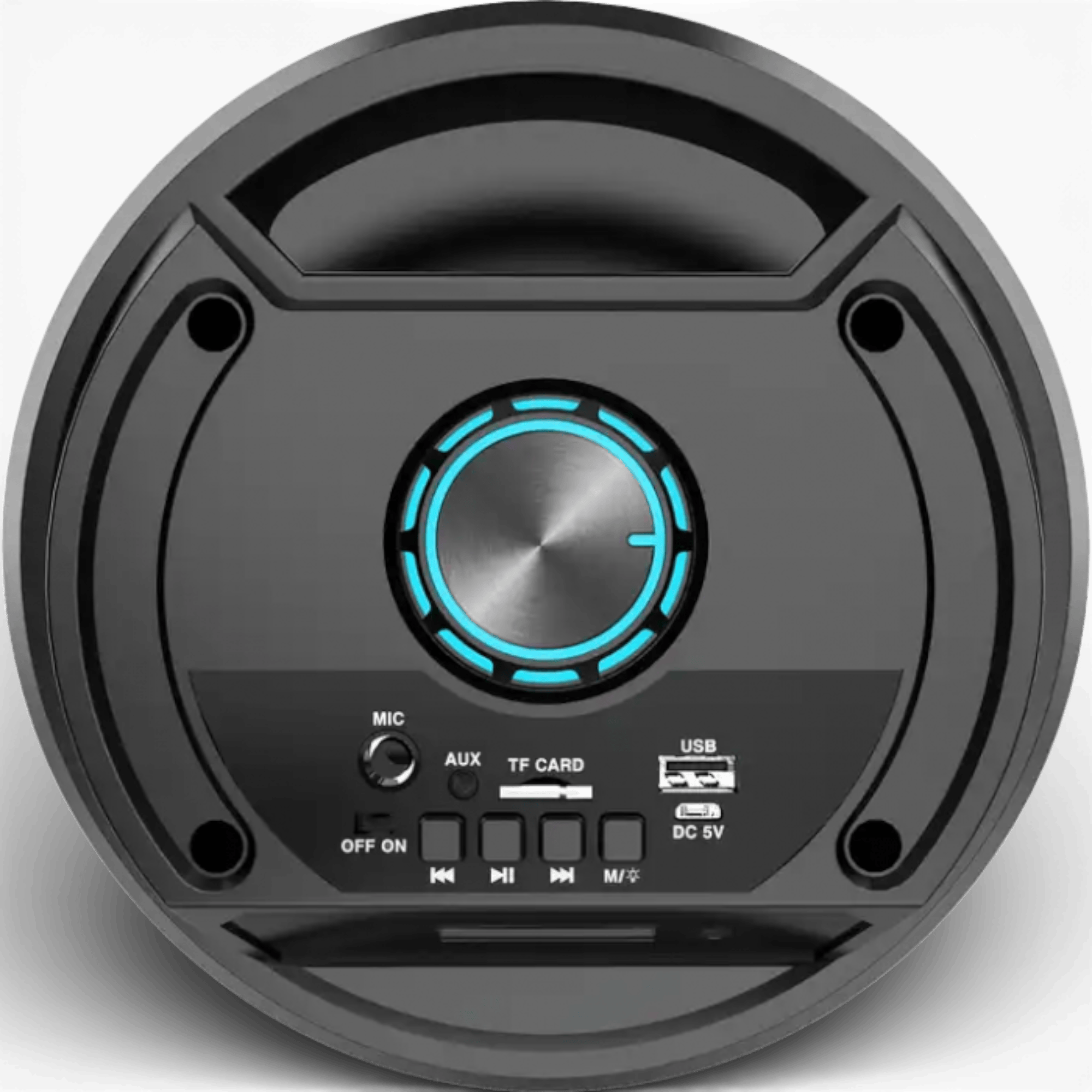 Boxa Profesionala AEIDEN® XL 300W, 2 Difuzoare 6.5 INCH, Autonomie Mare + Super Bass + Joc Lumini, Karaoke, Conex. Bluetooth, USB, RadioFM, Cadou Casca Bluetooth + Stick USB + Microfon