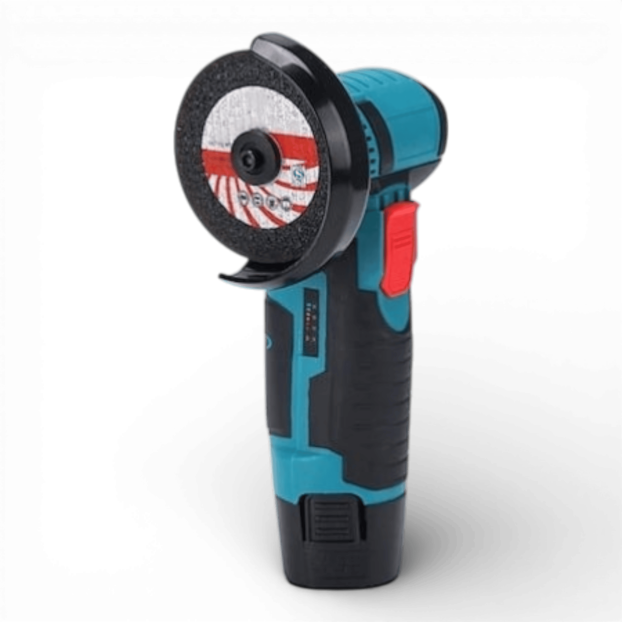 Mini polizor flex unghiular portabil AEIDEN ® 2 acumulatori 48V, 750W, 1500 mAh, 19500 rpm, 6 discuri 76 mm, soft start, autonomie mare, design modern, Verde/Negru