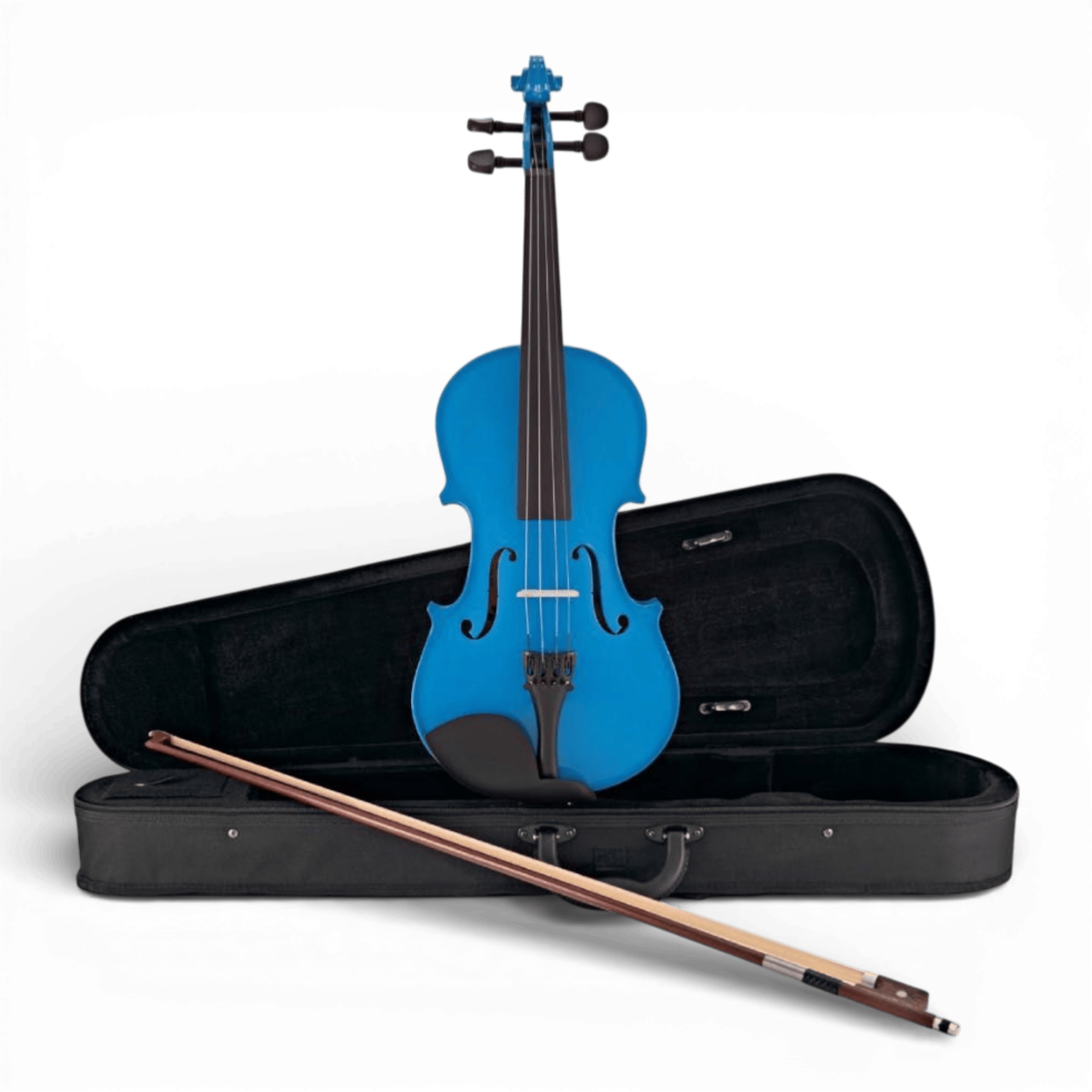 Vioara Clasica 4/4 Albastru Pentru Incepatori si Adulti, Arcus, Sacaz, Contrabarbie, Geanta Transport