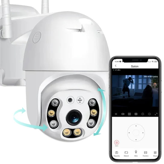 Camera supraveghere WIFI, 2MP sau 3MP, FULL HD, vedere color noaptea, Micro SD, Rotire 360, detectie forma umana