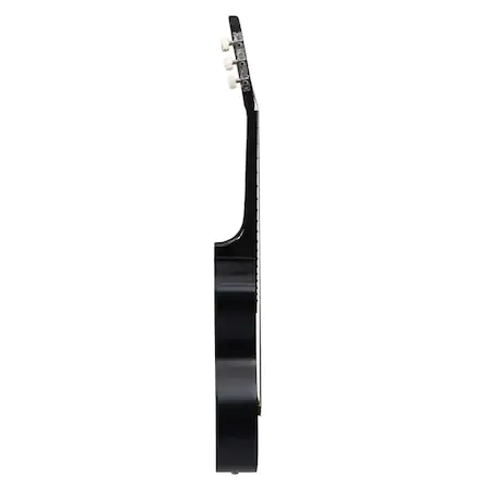 Black Classical Guitar 4/4 38" ( 95 X 35 CM ), for Beginners and Adults, Recommended for over 8-10 years, 6 Metal Strings, 20 Keys