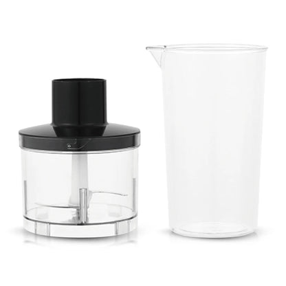 Set Blender de Mana 4 in 1, RAF, 800W cu 2 Viteze si Functie Turbo