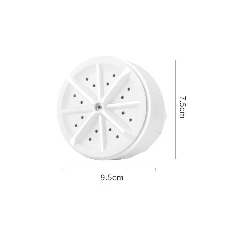 Portable mini washing machine, 18W, USB power, 9.5×7.5 cm, White