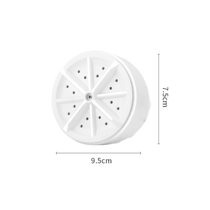 Portable mini washing machine, 18W, USB power, 9.5×7.5 cm, White