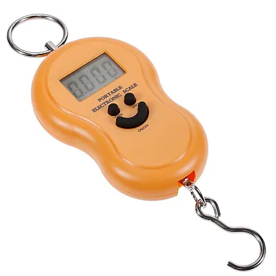 Orange Digital Scale with LCD Display 50kg electronic 