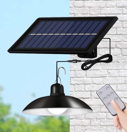 Lampa solara suspendata, cu telecomanda, 90 Lm/W