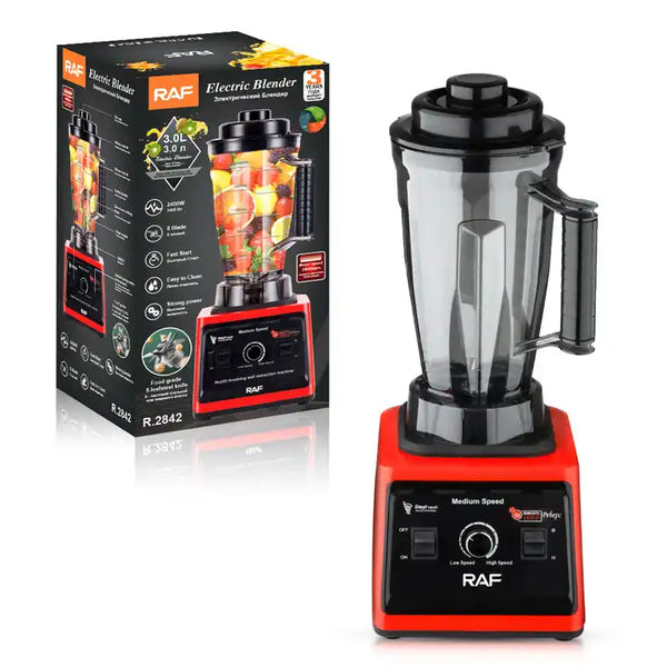 Blender RAF 2in1, 2400W, Capacitate 2.5L, 15 viteze, 32.000 rpm + Rasnita de cafea