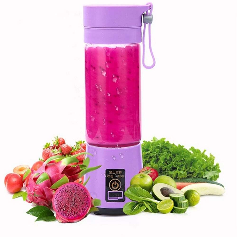 Mini Blender Portabil pentru fructe si legume, multicolor