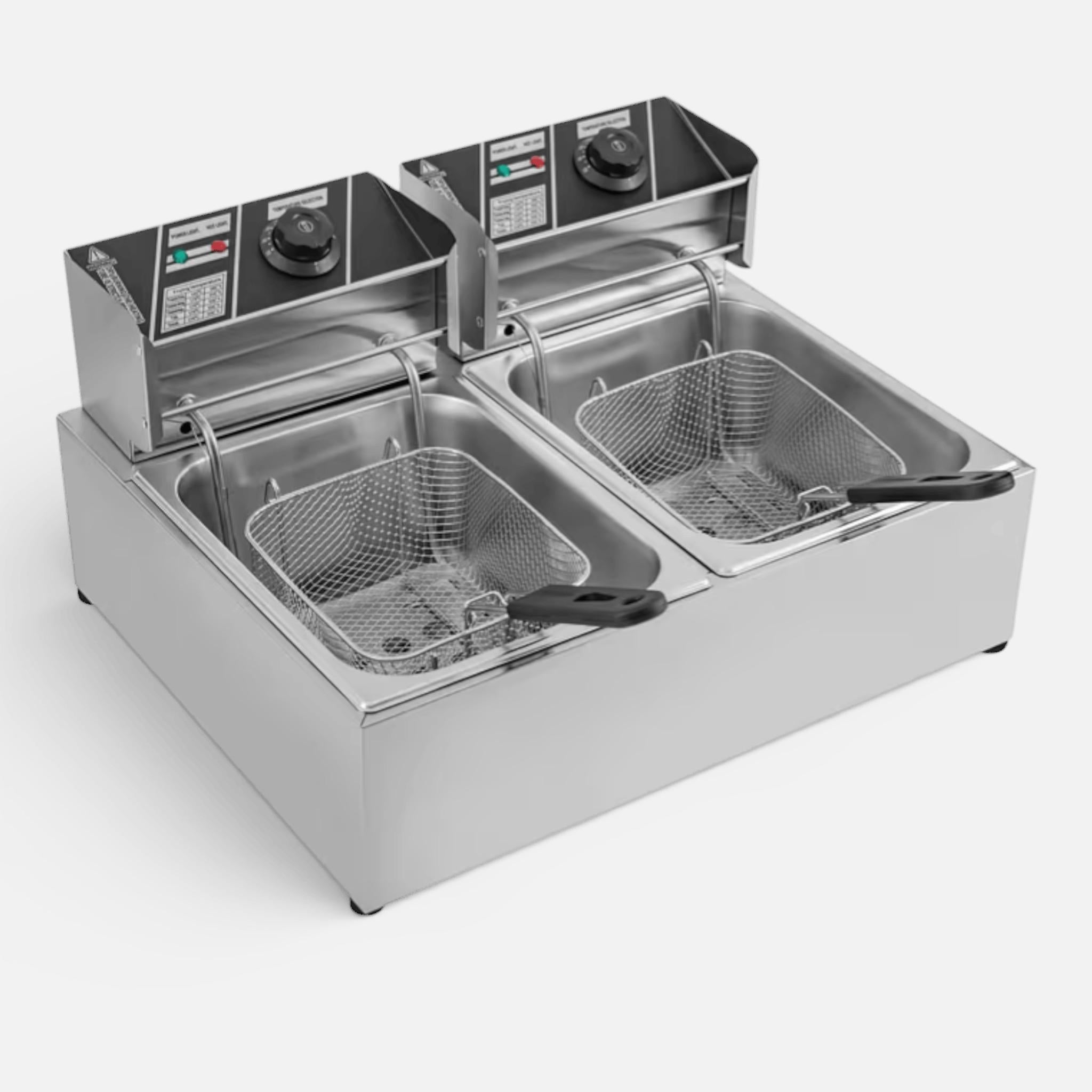 Friteuza Electrica Capacitate - 12 litri din Inox - Putere 5000W - Uz Profesional sau Personal