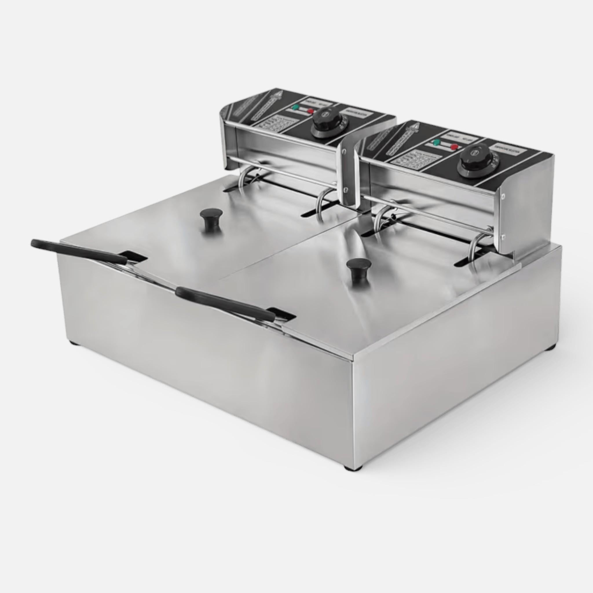 Friteuza Electrica Capacitate - 12 litri din Inox - Putere 5000W - Uz Profesional sau Personal
