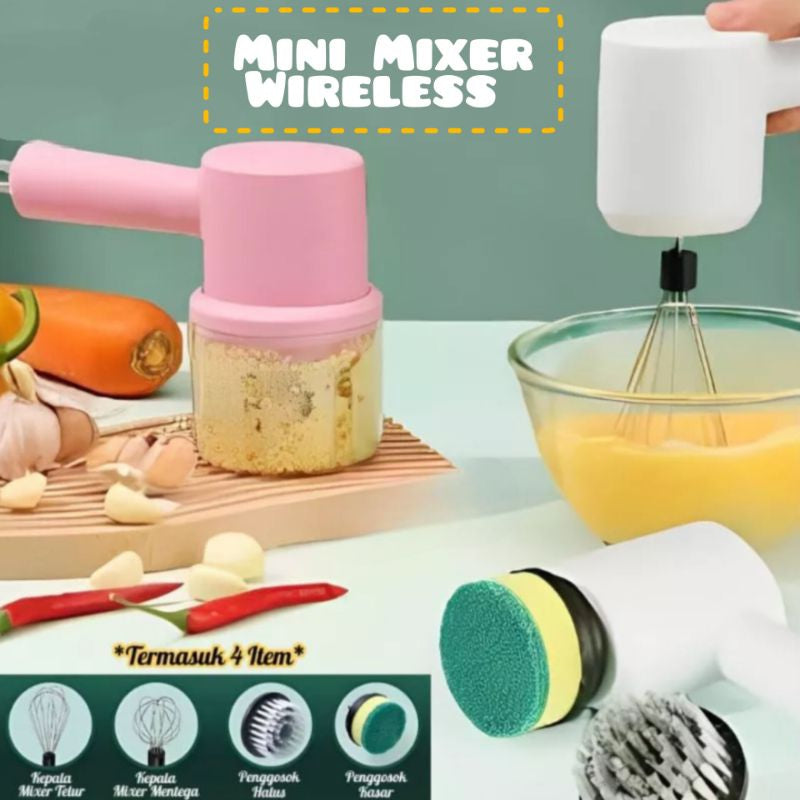 Mini mixer portabil 20W, fara fir, reincarcabil USB