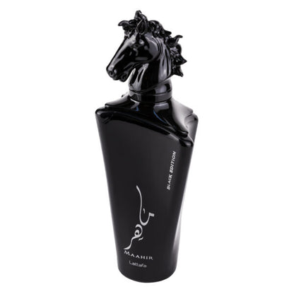 Apa de Parfum Maahir Black Edition, Lattafa, Barbati - 100ml