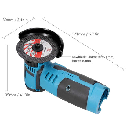 Mini Polizor Unghiular Flex Electric cu Acumulator, Portabil, 12V, Disc 76MM