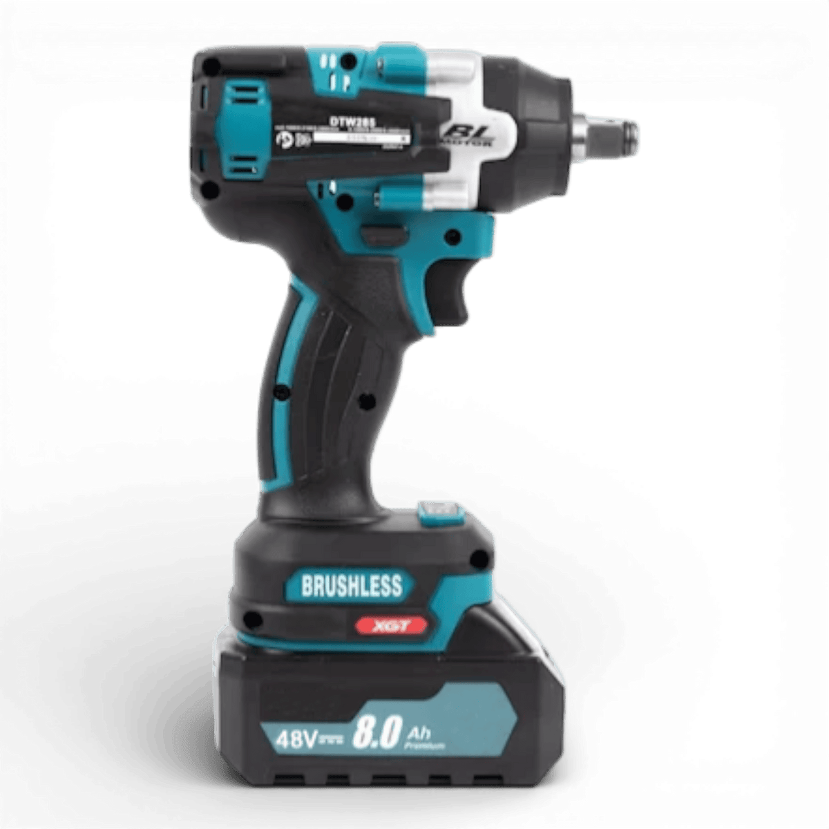 Masina de impact si insurubat AEIDEN ®, cu 2 acumulatori, 48V, 8Ah, patrat si bit, BRUSHLESS, Albastru