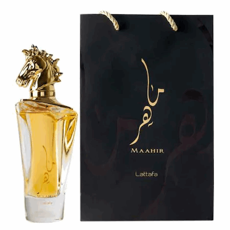 Apa de Parfum Lattafa, Perfumes Maahir, Unisex, 100 ml