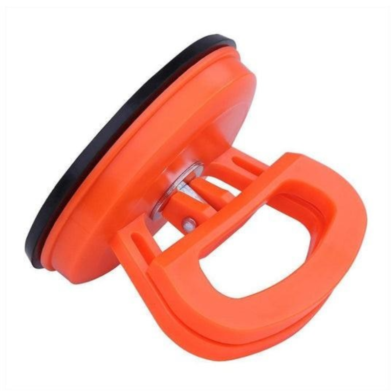 Suction cup for car sheet metal bends 