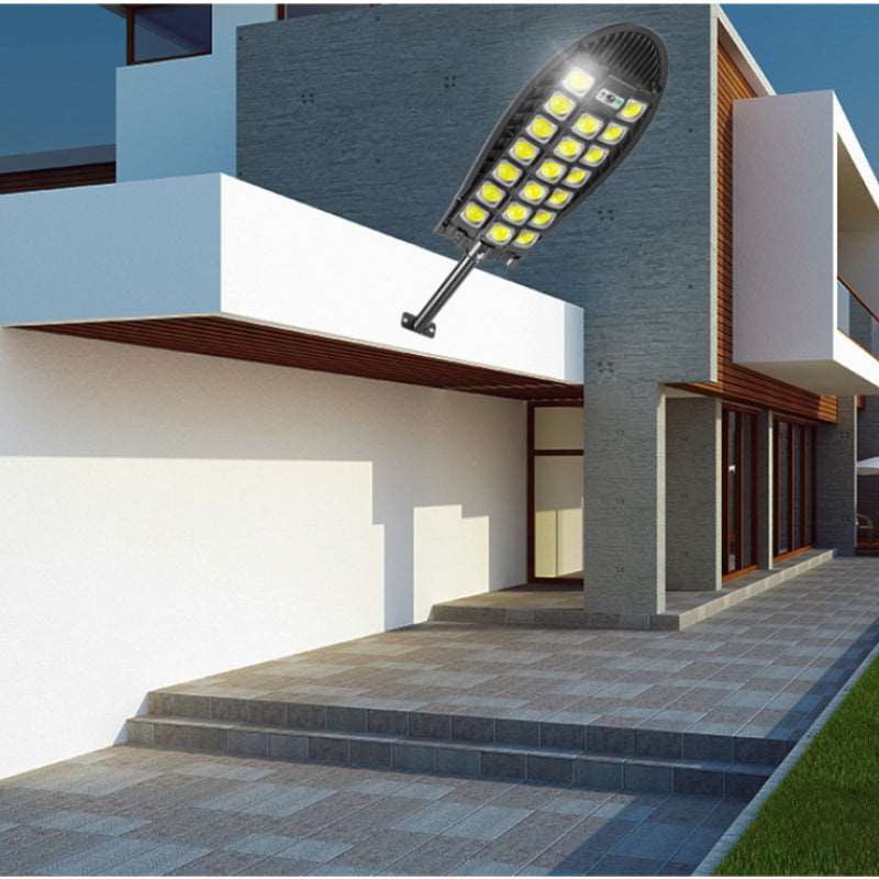 Lampa solară LED impermeabilă, iluminare stradală, cu senzor de mișcare