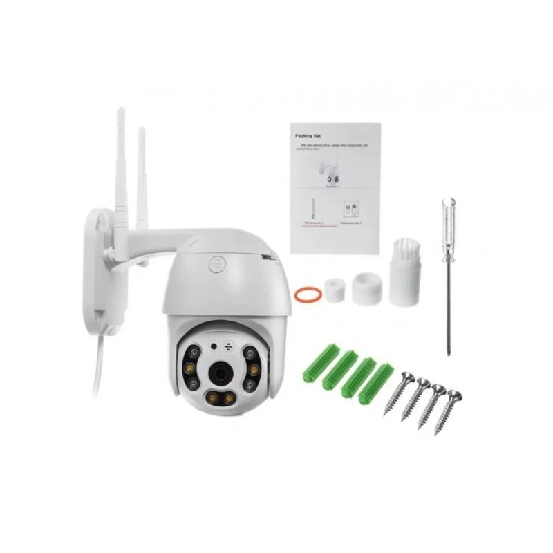 Outdoor Wi-Fi surveillance camera, rotating, with motion sensor 