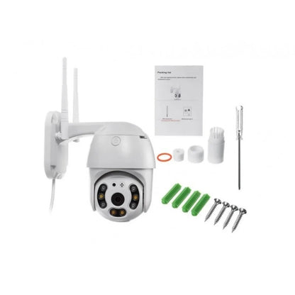 Outdoor Wi-Fi surveillance camera, rotating, with motion sensor 