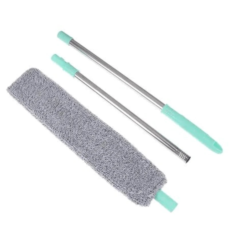 Thin mop for narrow spaces, telescopic tail 