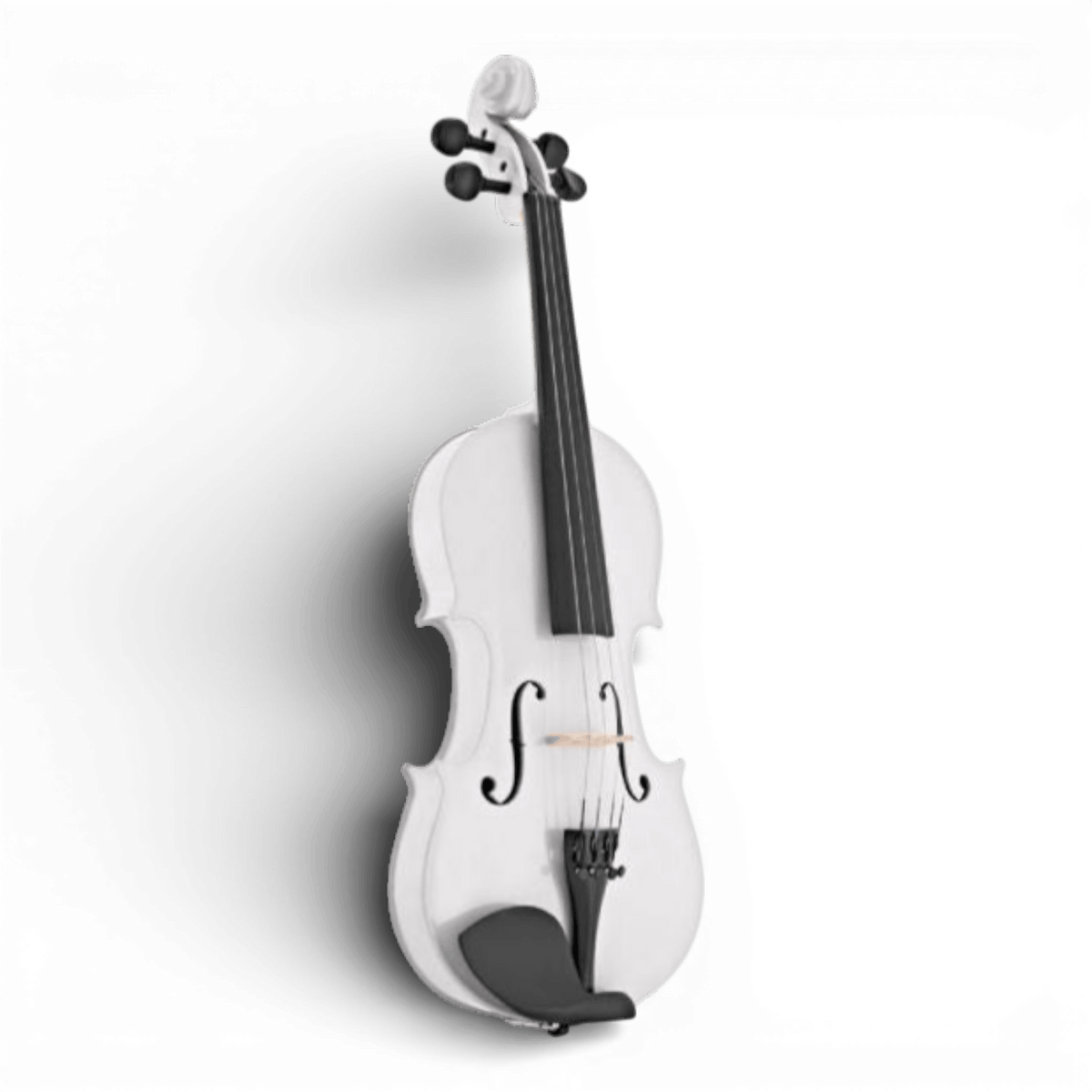 Vioara Clasica 4/4 Alb Perlat Pentru Incepatori si Adulti, Arcus, Sacaz, Contrabarbie, Geanta Transport