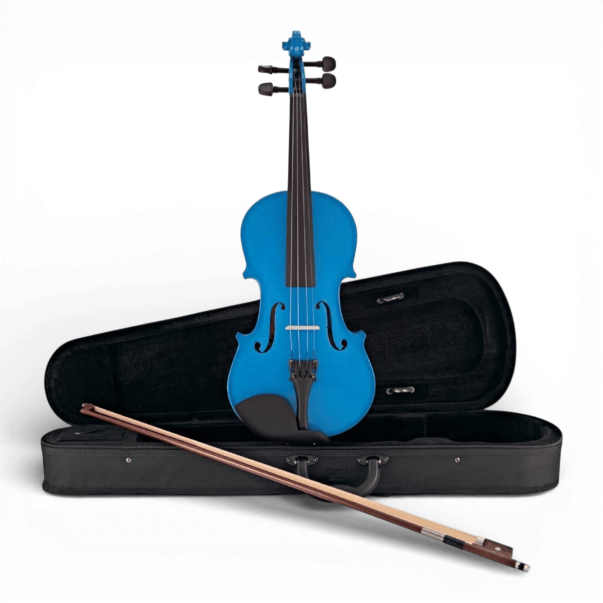 Vioara Clasica 4/4 Albastru Pentru Incepatori si Adulti, Arcus, Sacaz, Contrabarbie, Geanta Transport