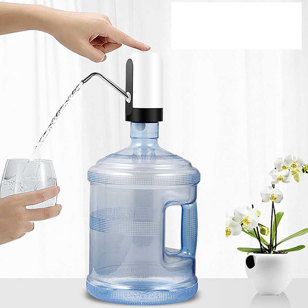 Electric pump with USB charging for water cans