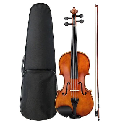 Classical Violin 1/2 for Beginners and Children, Bow, Sacaz, Contrachin, Transport Bag