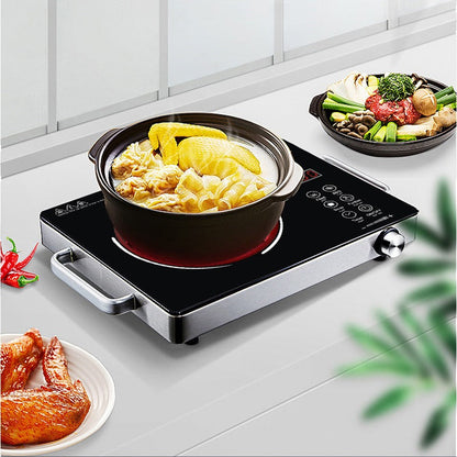 Induction Electric Hob with Infrared for Cooking 2500W 