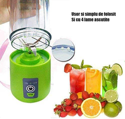 Mini Blender Portabil pentru fructe si legume, multicolor