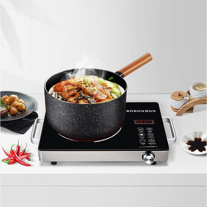 Induction Electric Hob with Infrared for Cooking 2500W 