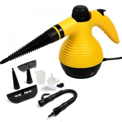 Aparat de curatat cu aburi Steam Cleaner + Accesorii, galben