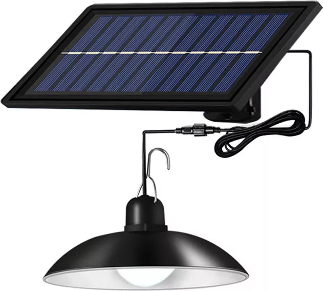 Suspended solar lamp, with remote control, 90 Lm/W