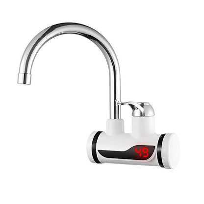 Electric faucet for instant hot water, with LCD display 