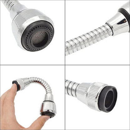 Universal flexible extension for Turbo Flex faucet