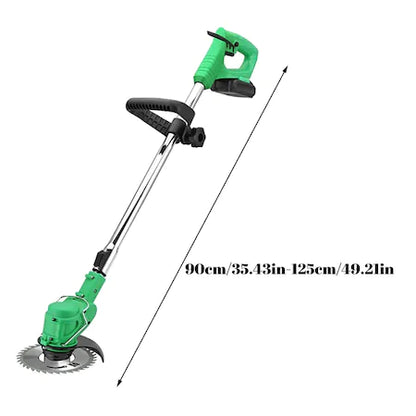 Electric mower for Gardening 48V 500W, 1 accumulators, 4000mAh battery, 18,000 RPM, adjustable arm, accessories included, long autonomy