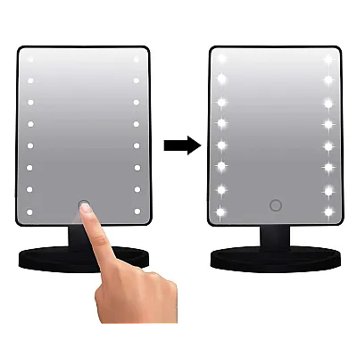 Makeup mirror with 16 LEDs