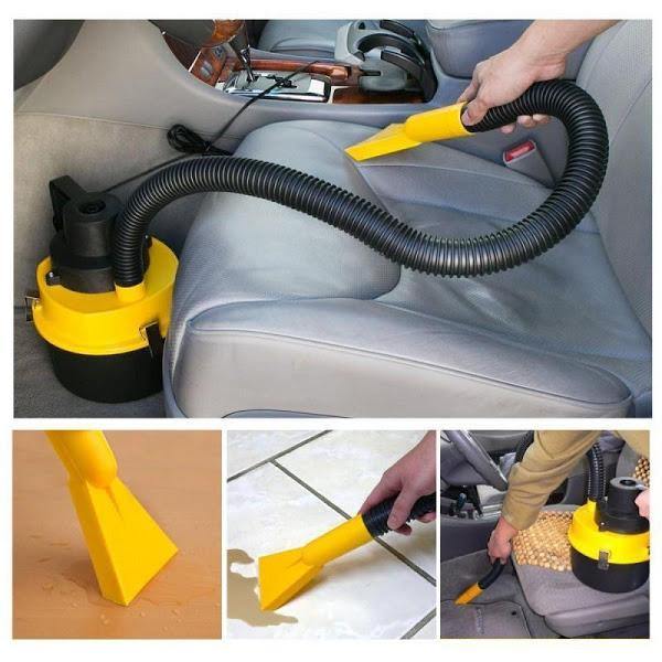 Aspirator auto 12V 100W, pentru aspirare uscata si umeda